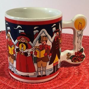 Vtg. The Love Mug 1989 Christmas Carolers Singing